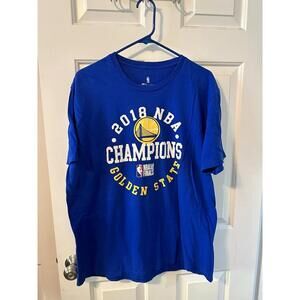 Golden State Warriors T-Shirt Fanatics Brand Pre Owned 2018 Champs